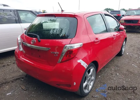 2014 Toyota Yaris Le (Tmc/Cbu Plant) из США, поврежденный, VIN JTDKTUD38ED596471